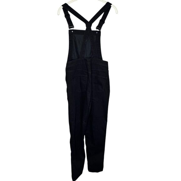 Madewell Overalls Womens Small Black Denim Bib Adjustable Straps Pockets C9646 - Picture 6 of 10
